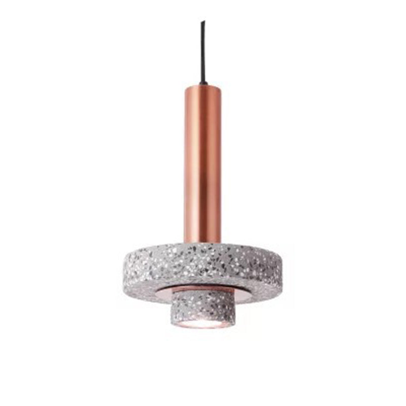 Arisha lampă suspendată din terrazzo, modernă, în stil Art Deco, LED, multicoloră