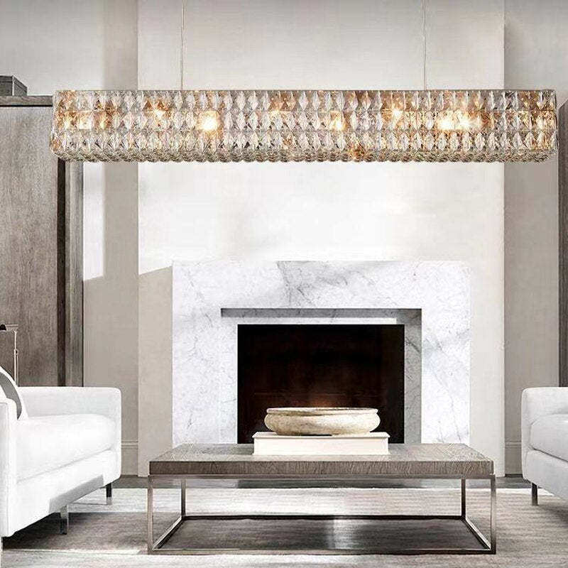 Kristy candelabru Lux cristal Rectangular, 2 Culoare