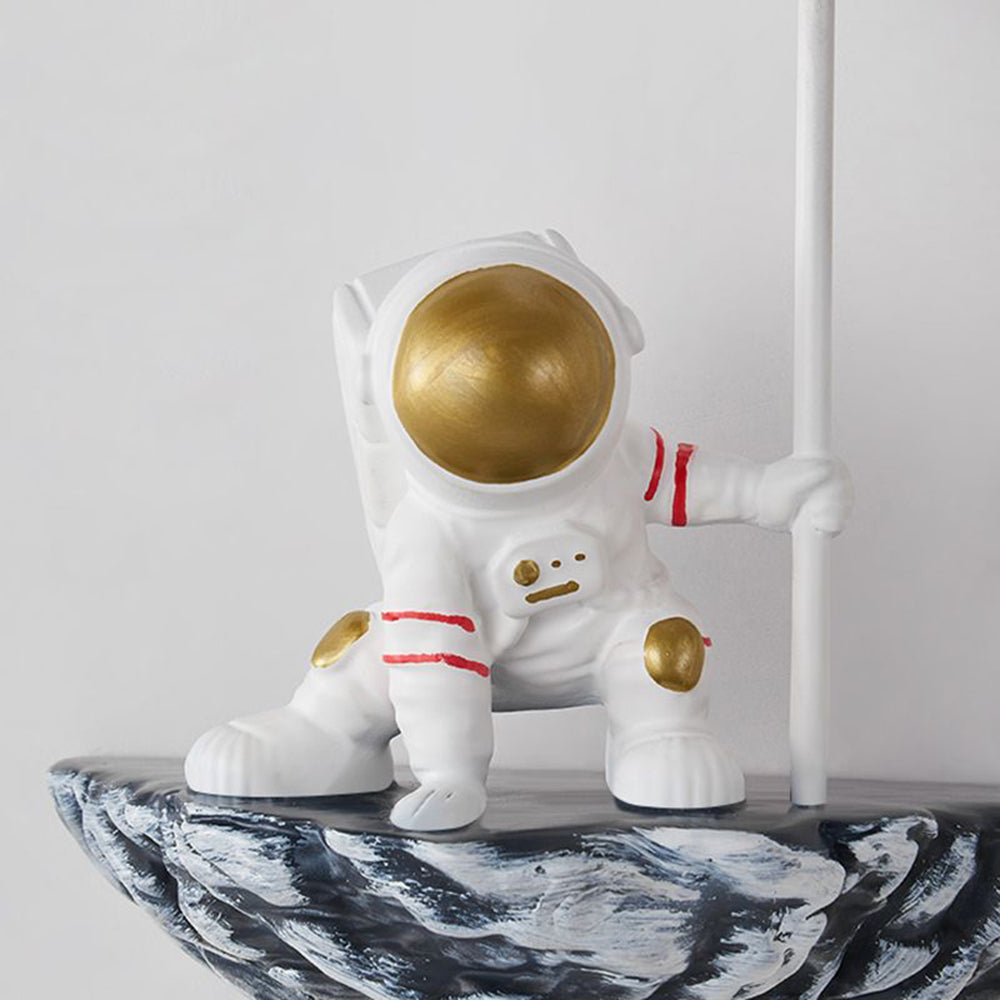Aria aplică de perete Decorativă Astronaut sticlă, alb/Albastru-alb