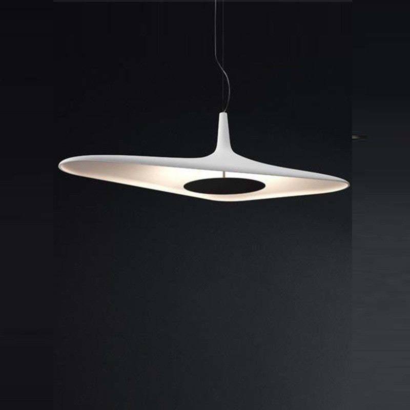 Arisha lampă suspendată modernă minimalistă din rășină, neagră/albă
