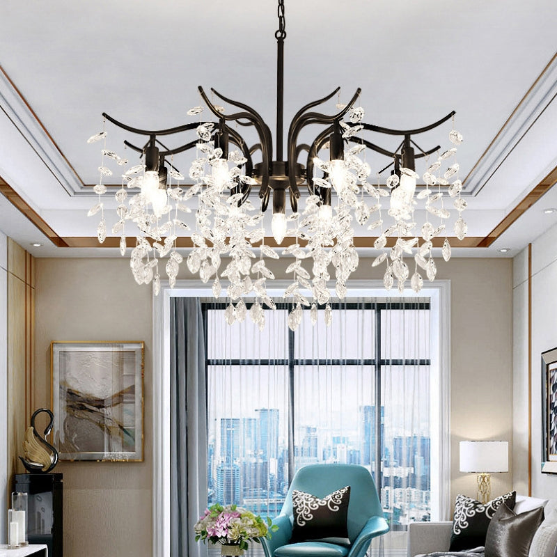 Kristy de lux Wisteria floare cristal candelabru