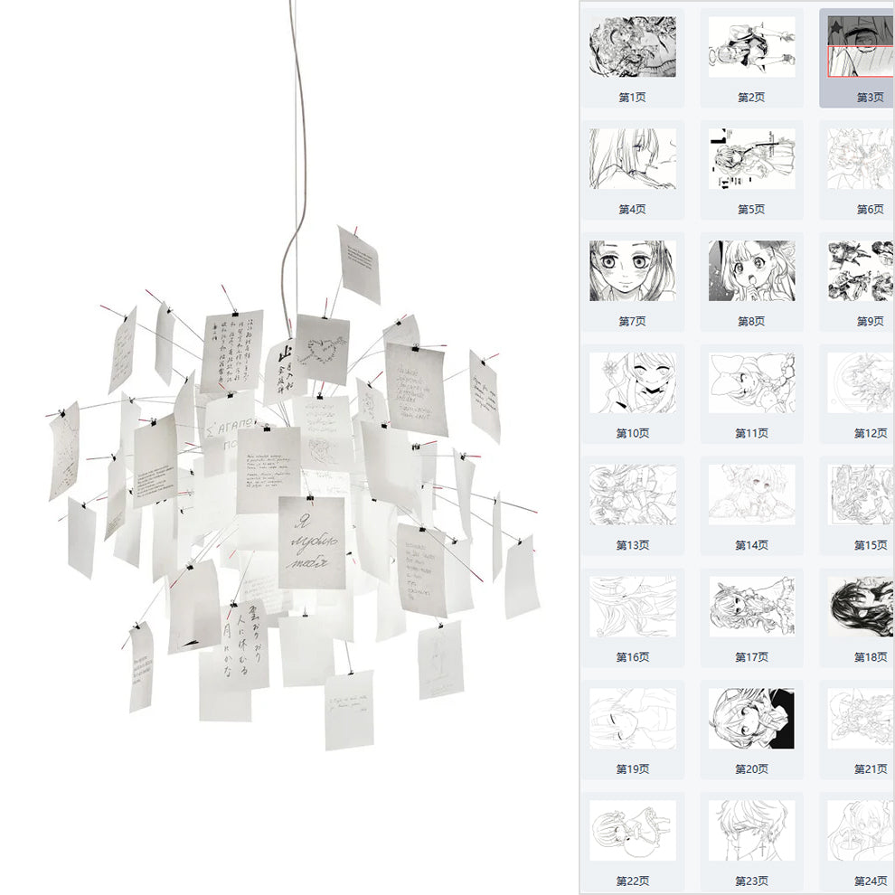 Luninena candelabru din hârtie