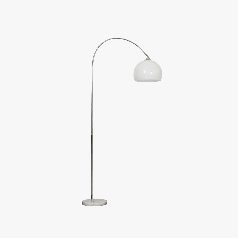 Mira lampă de Pardoseală Arc, lampă de Pardoseală Înaltă, modern, portocaliu/ alb