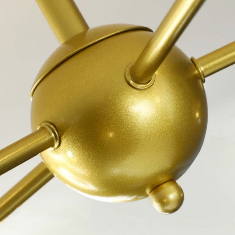 Valentina modern Bubble lampă suspendată Metalică, negru/Aur