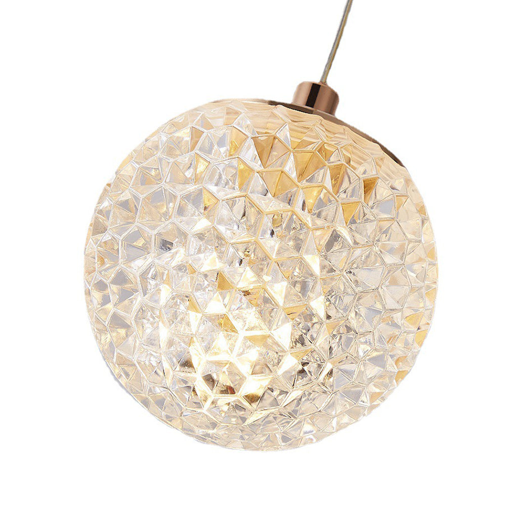 Arisha lampă suspendată Art Deco Jibril multi-etaj modern, aur