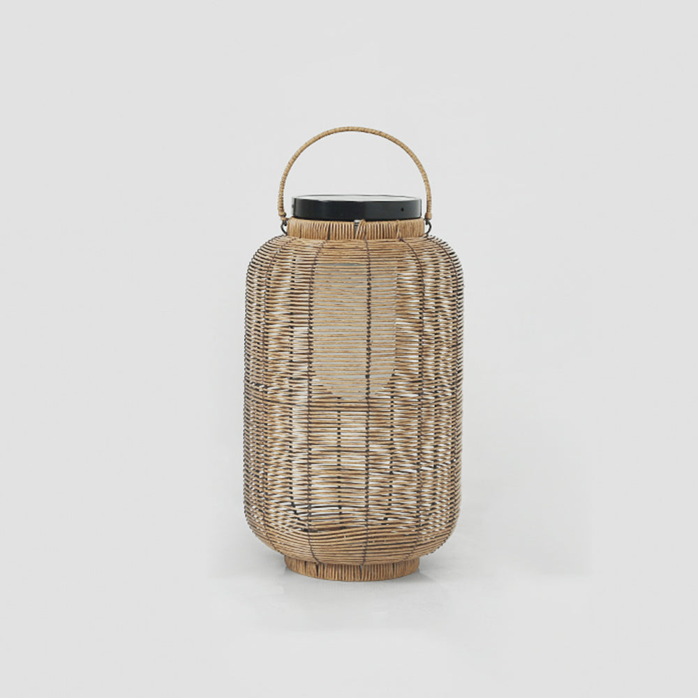 Ray Retro Lantern metal/ratan lampadar, lemn Color
