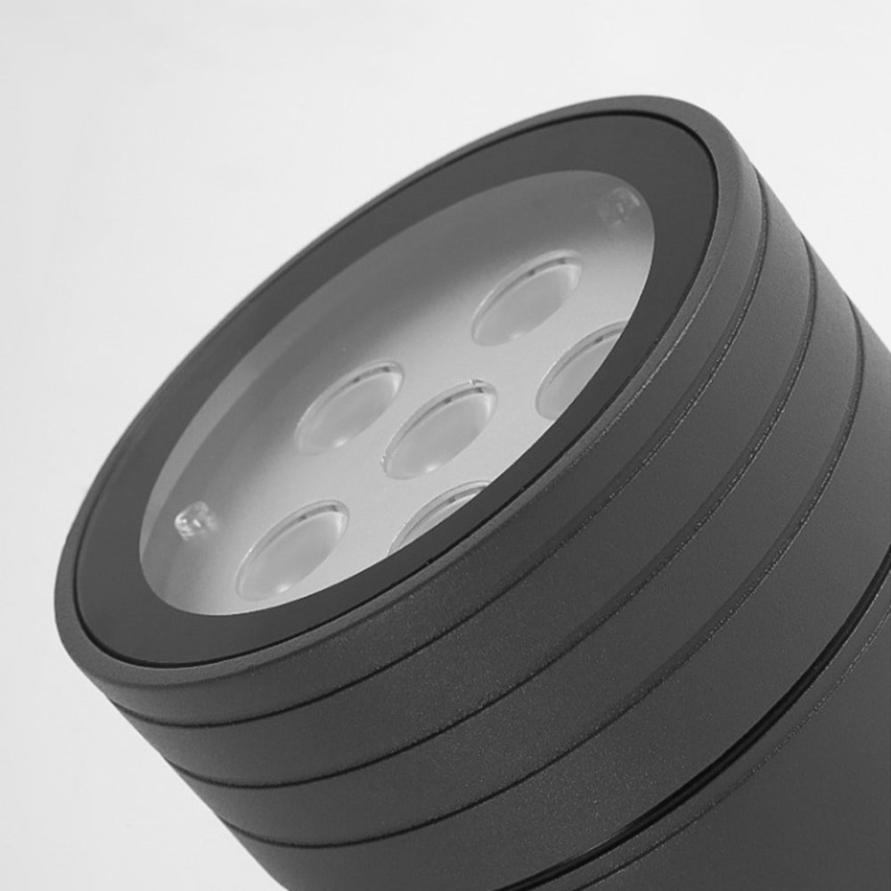 Ray modern Round sticlă/metal Solar Outdoor Ground Lamp Spotlight