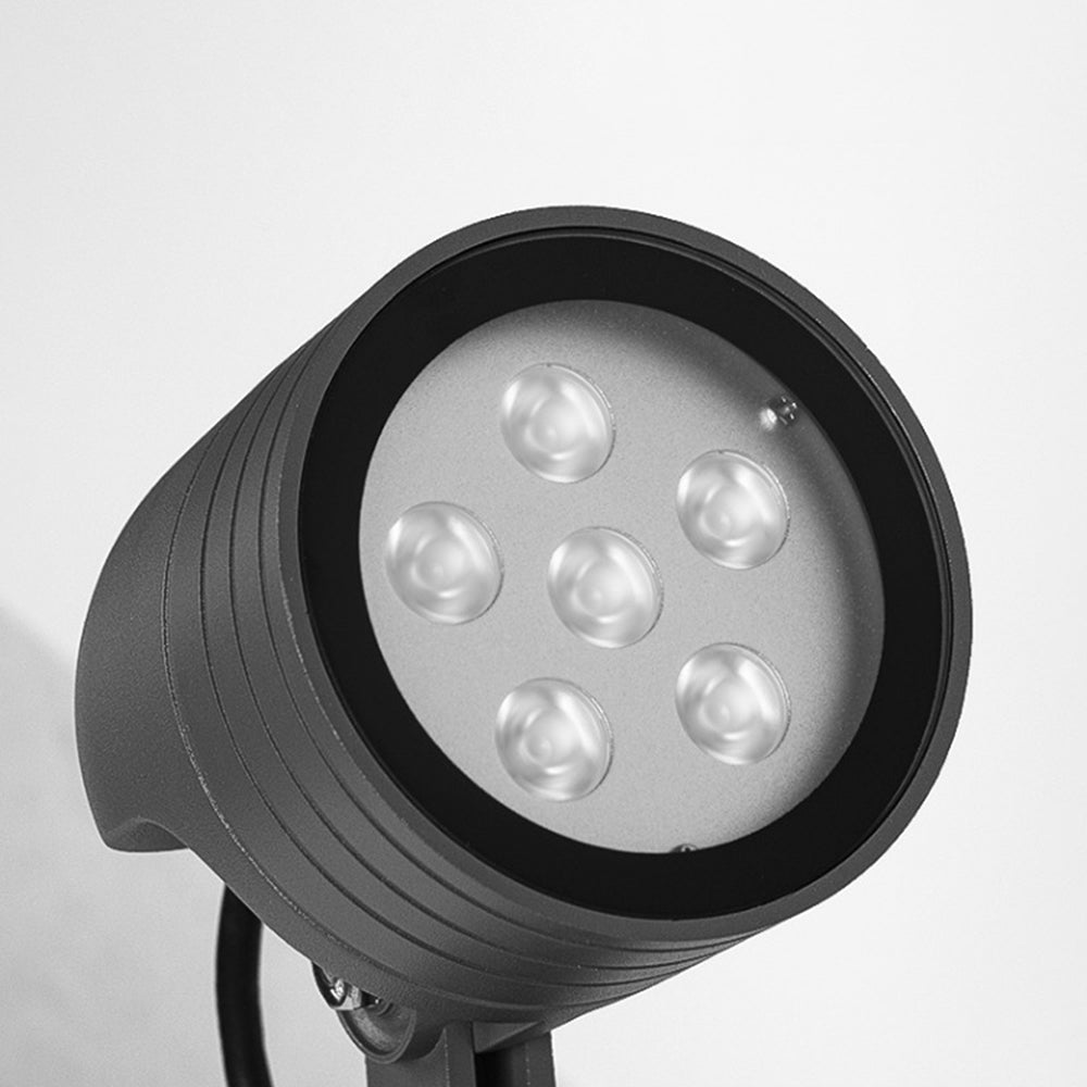 Ray modern Round sticlă/metal Solar Outdoor Ground Lamp Spotlight
