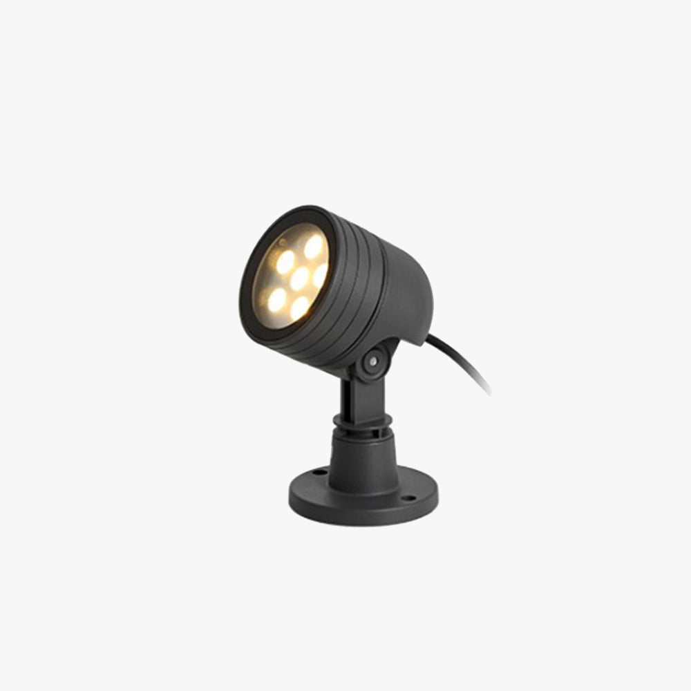 Ray modern Round sticlă/metal Solar Outdoor Ground Lamp Spotlight