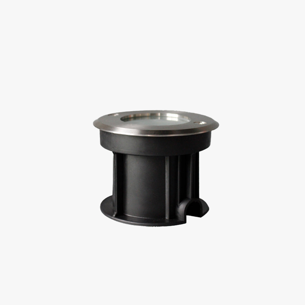 Ray lampă de iluminat modern metal cilindric pentru trepte și terase exterioare, cu conexiune fixă, negru