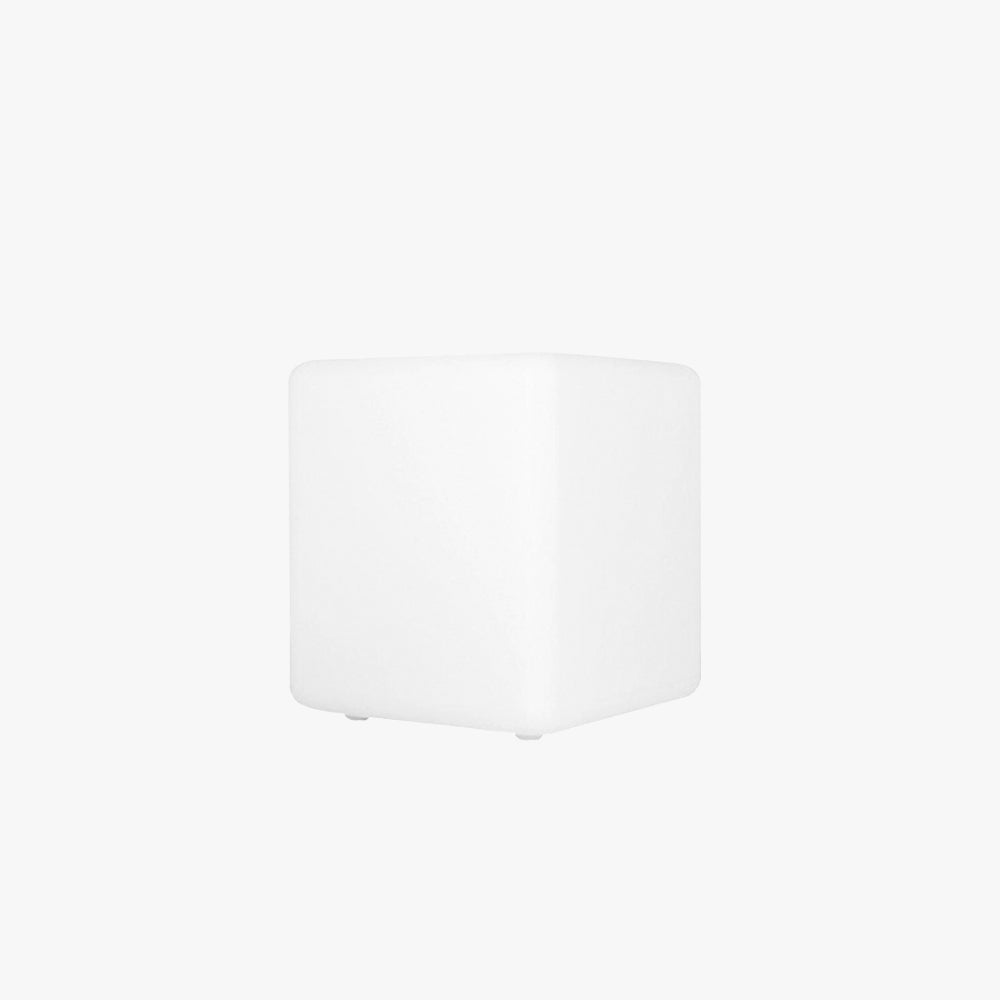 Ray lampă de masă minimaliste pătrată pentru exterior, alb