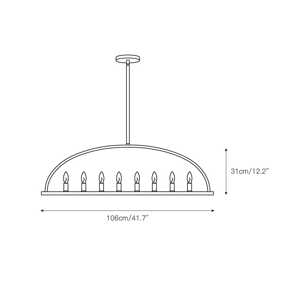 Orelerora candelabru liniar