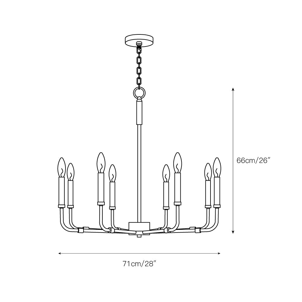 Abner candelabru