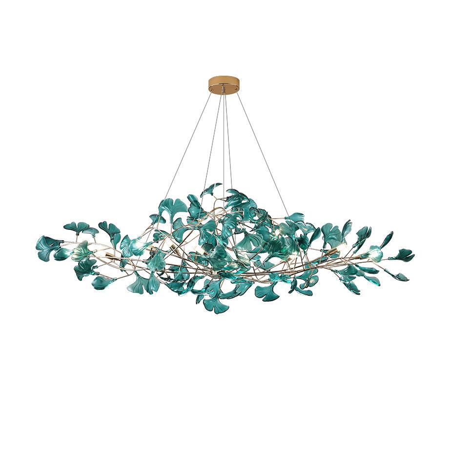 Ava candelabru cu frunze de ginkgo