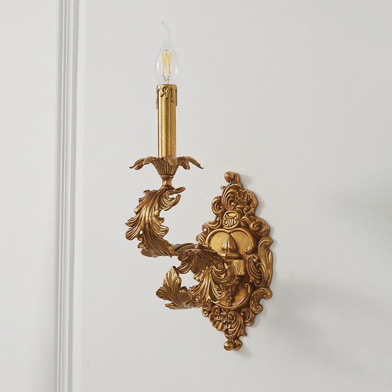Aplică de perete aurie Cartouche
