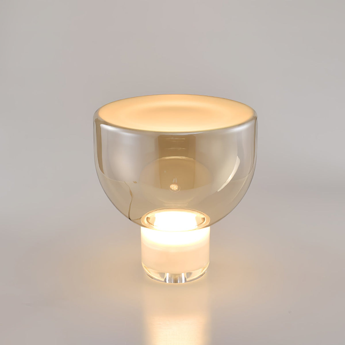 Cavm lampă de masă din sticlă, elegantă