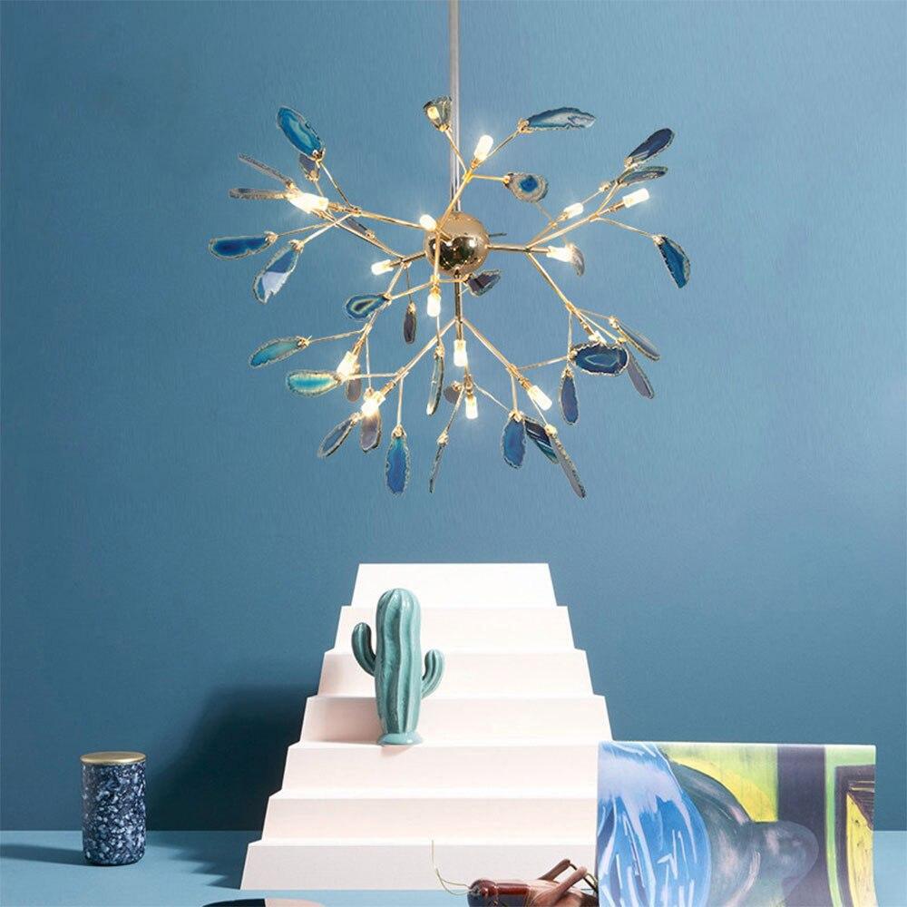 Agate candelabru  Colorful Branching