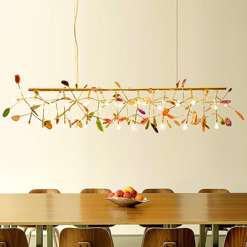 Agate candelabru  Colorful Branching