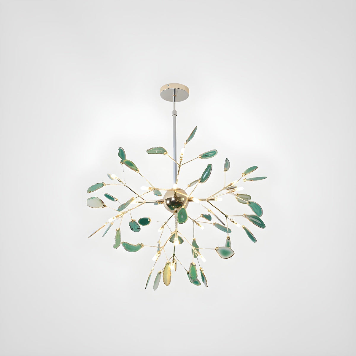 Agate candelabru  Colorful Branching