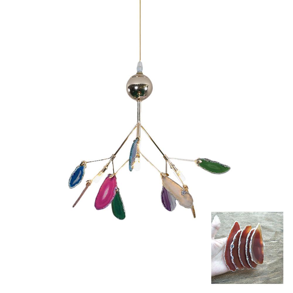 Agate candelabru  Colorful Branching