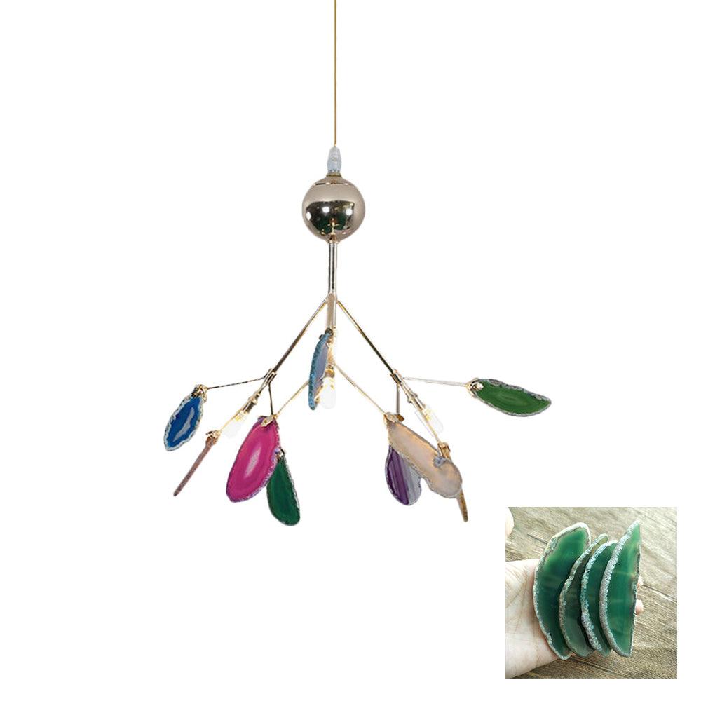 Agate candelabru  Colorful Branching