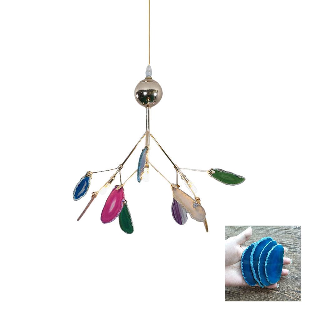 Agate candelabru  Colorful Branching