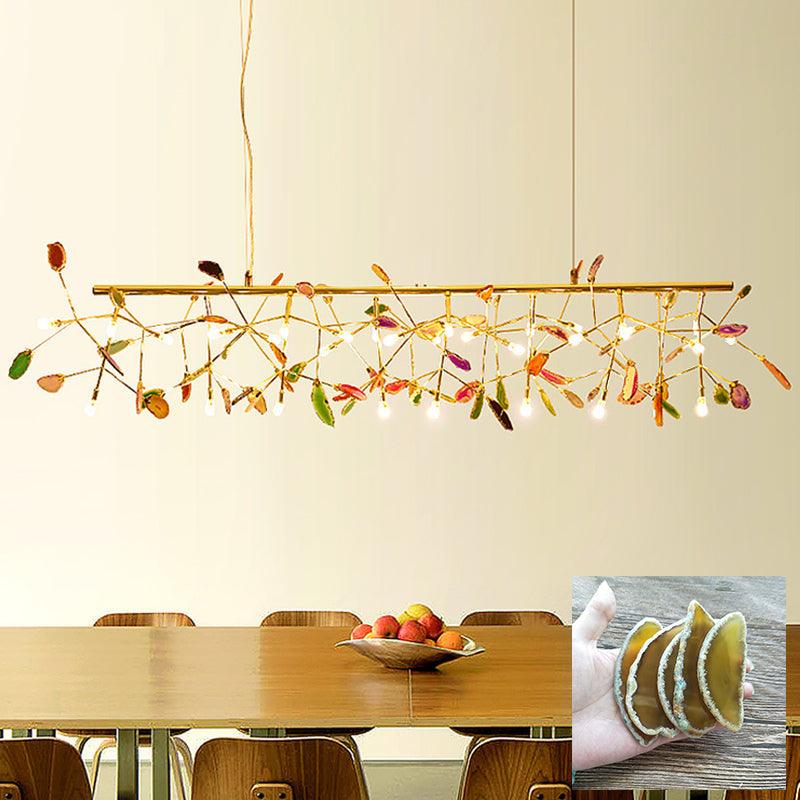 Agate candelabru  Colorful Branching