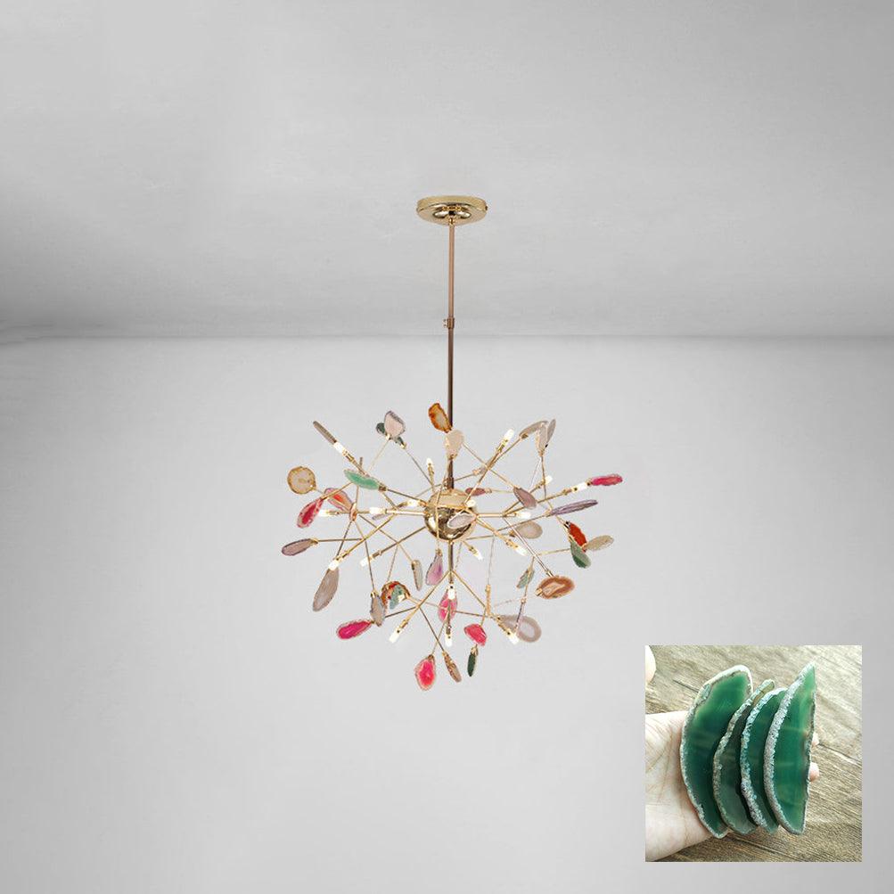 Agate candelabru  Colorful Branching