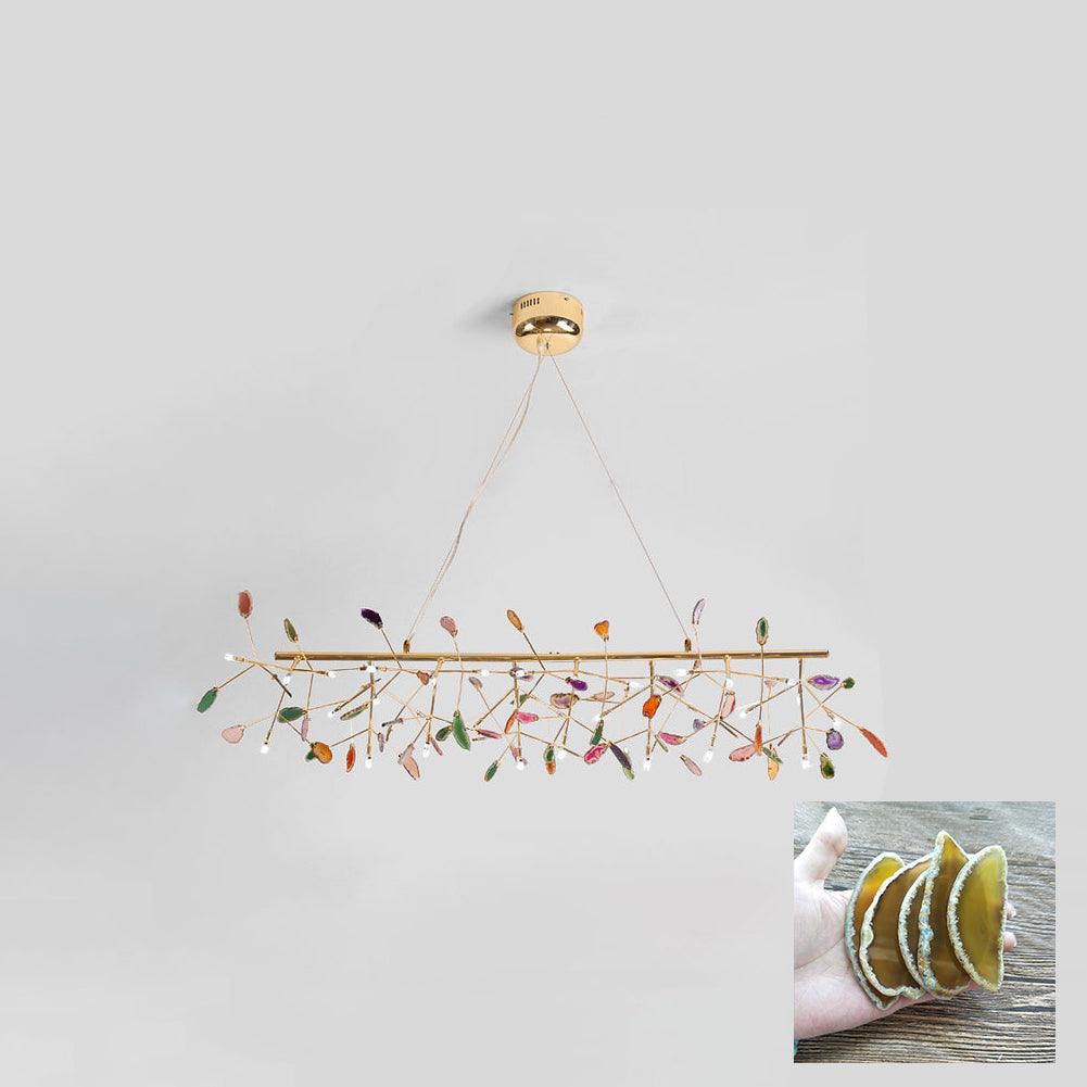 Agate candelabru  Colorful Branching