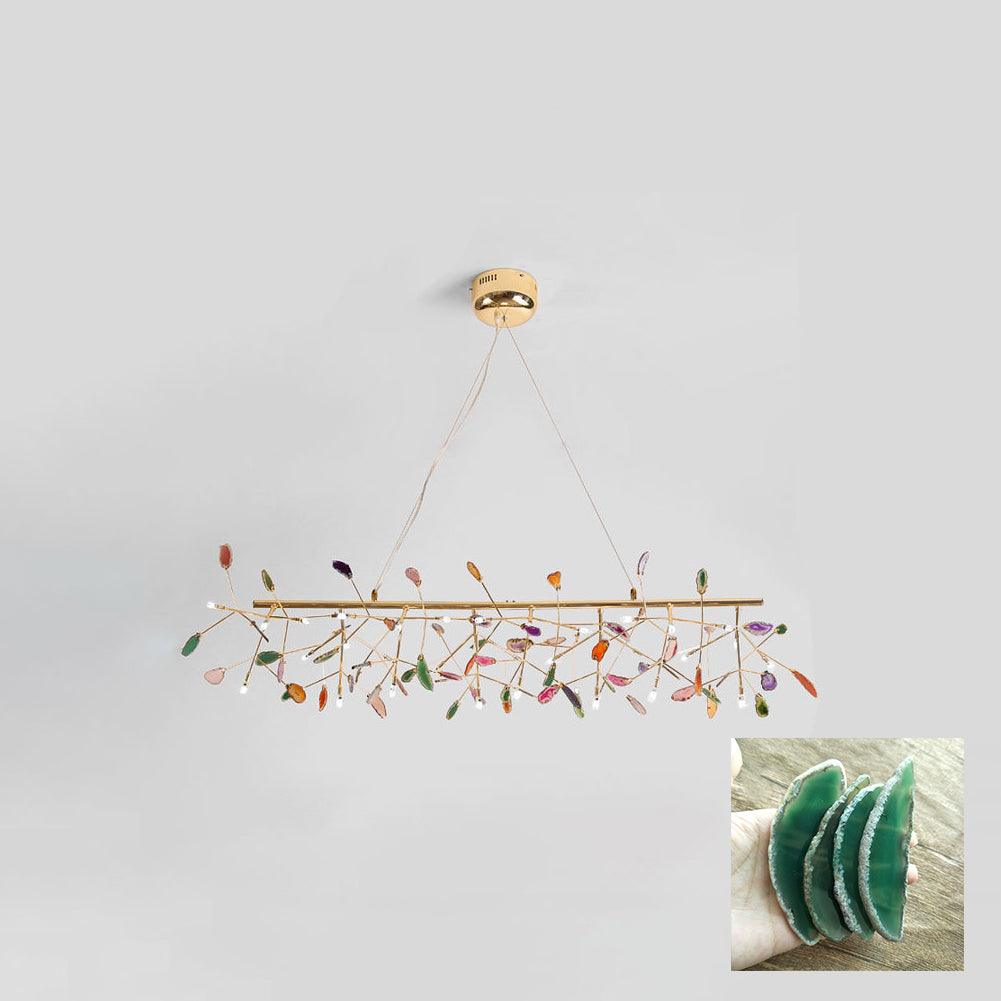 Agate candelabru  Colorful Branching