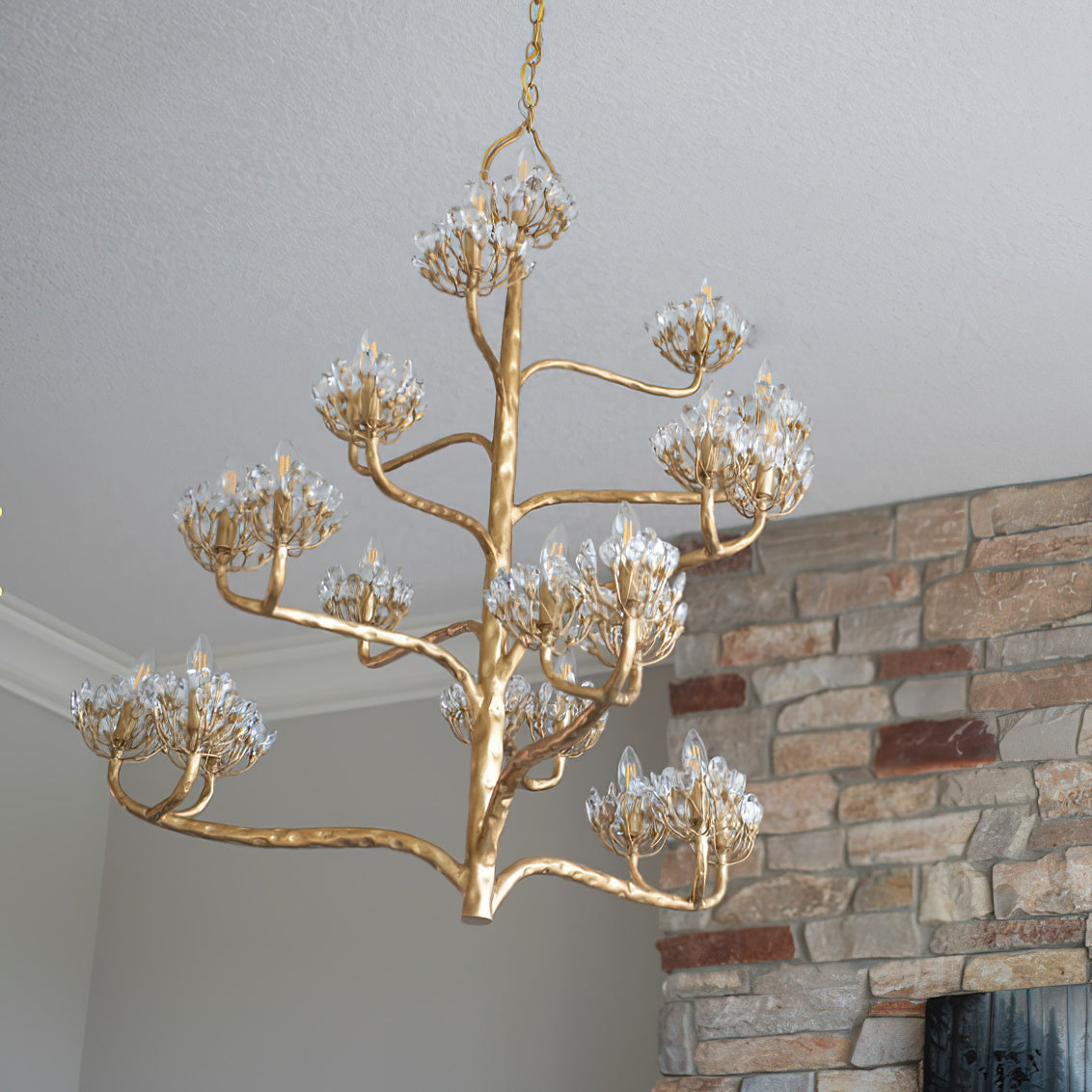 Agave candelabru  Postmodern de lux Americana de cristal