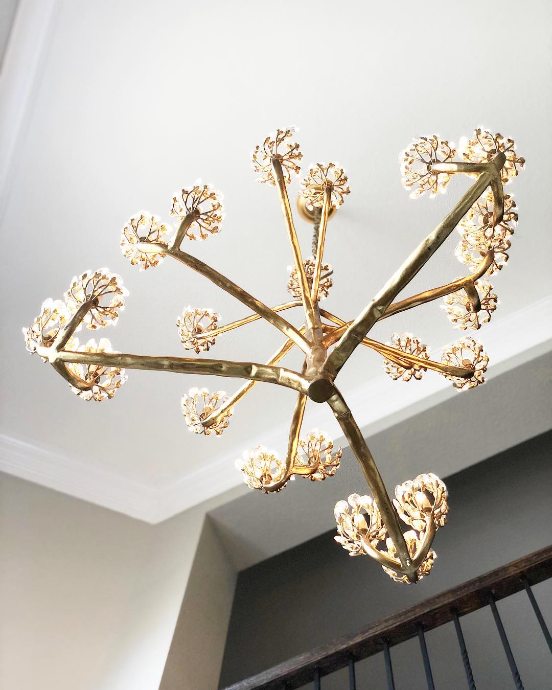 Agave candelabru  Postmodern de lux Americana de cristal