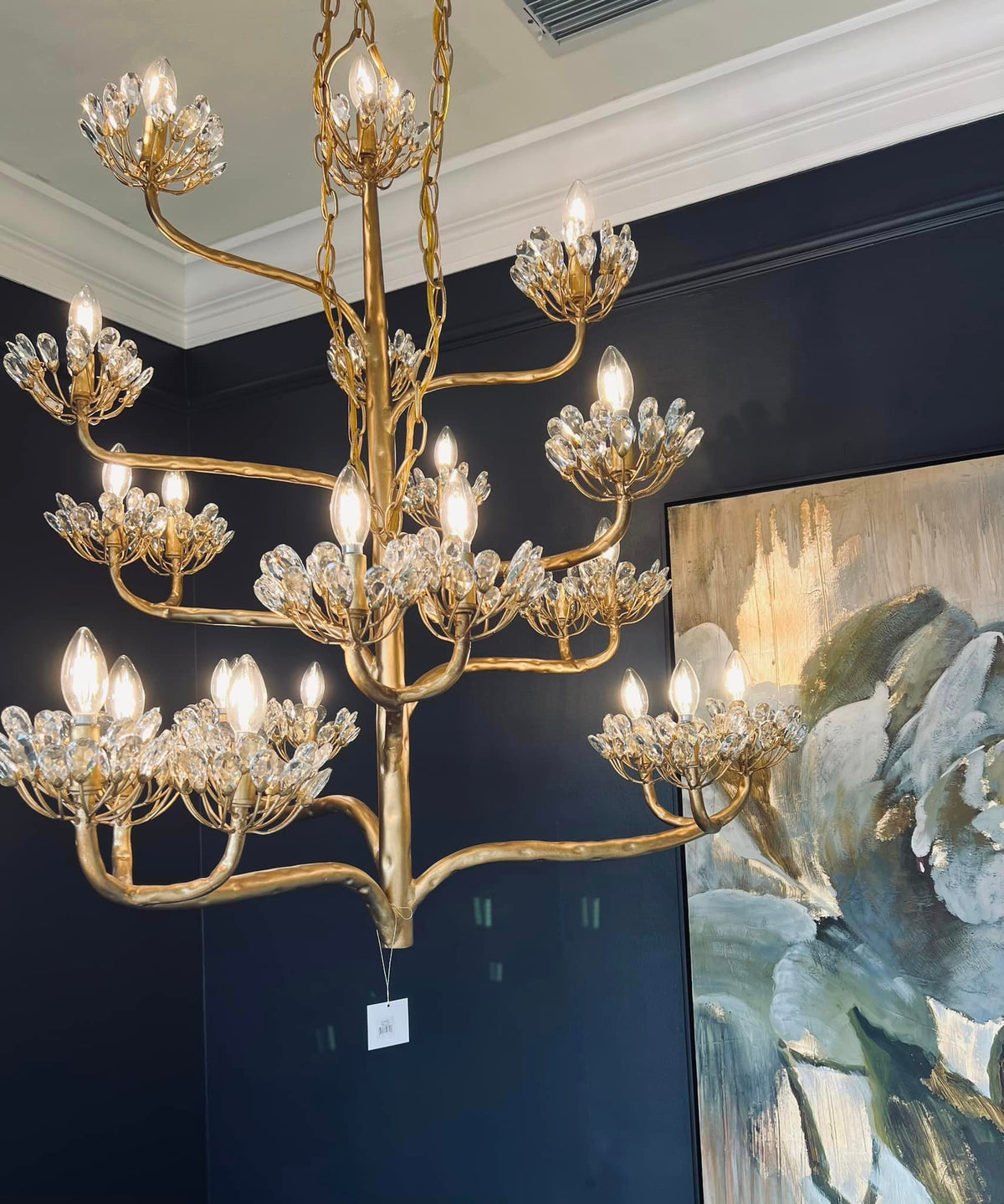 Agave candelabru  Postmodern de lux Americana de cristal