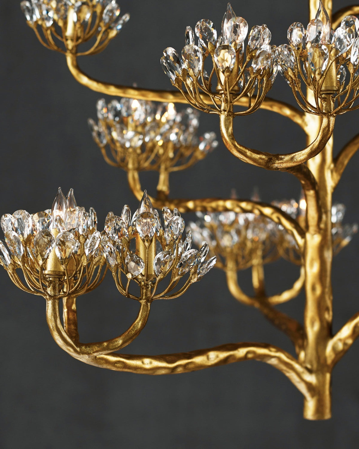 Agave candelabru  Postmodern de lux Americana de cristal