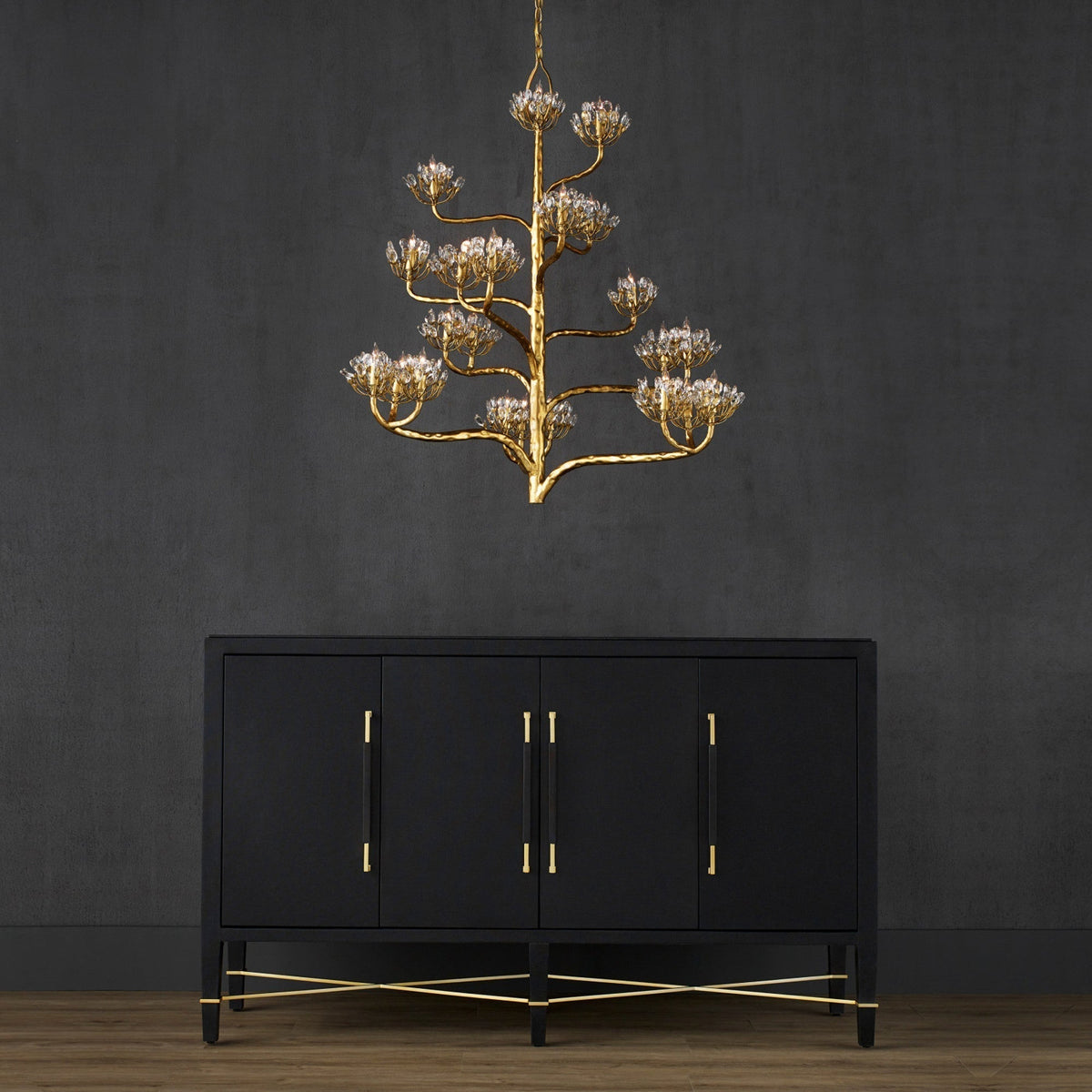 Agave candelabru  Postmodern de lux Americana de cristal