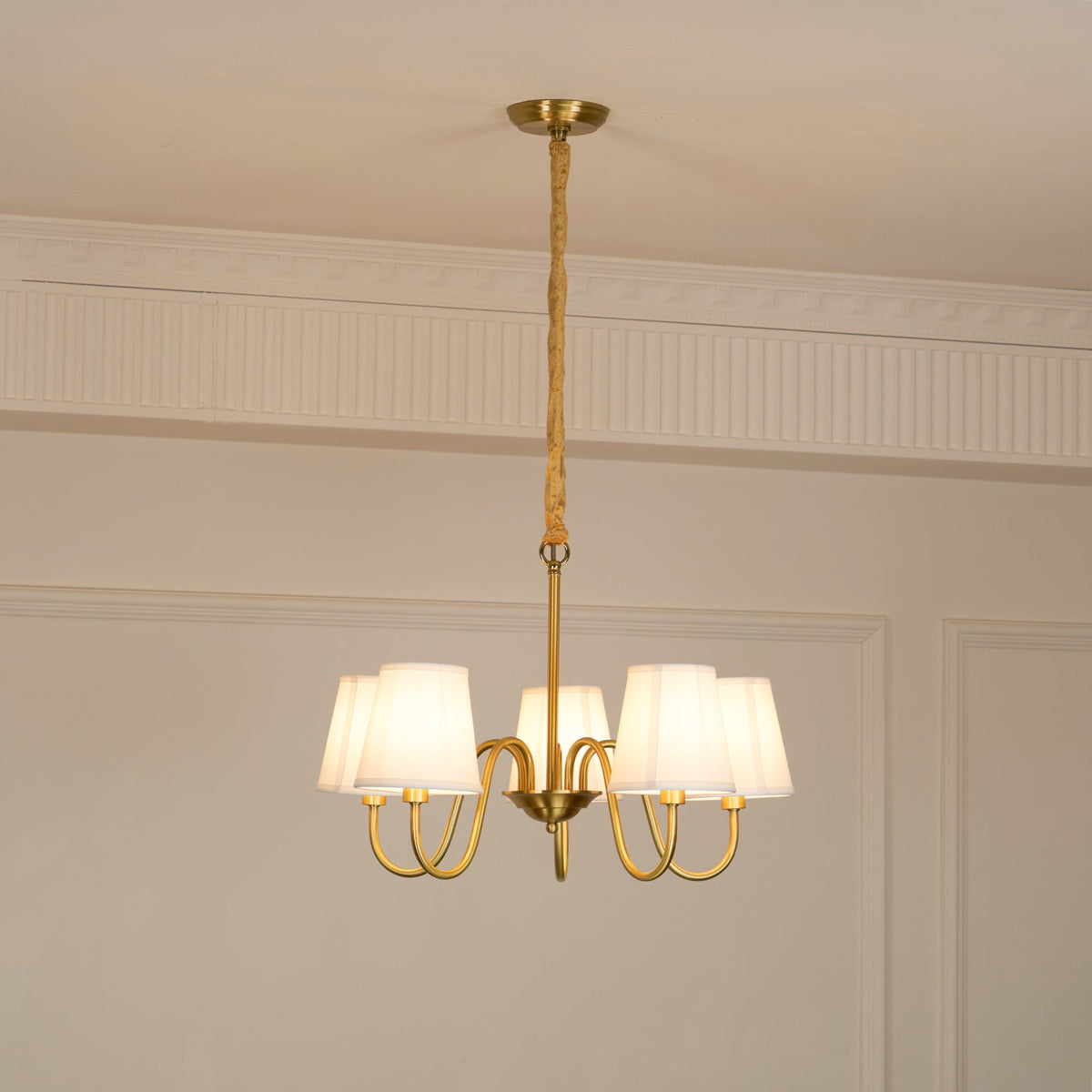 Dalen tradițional Stacey material textil candelabru