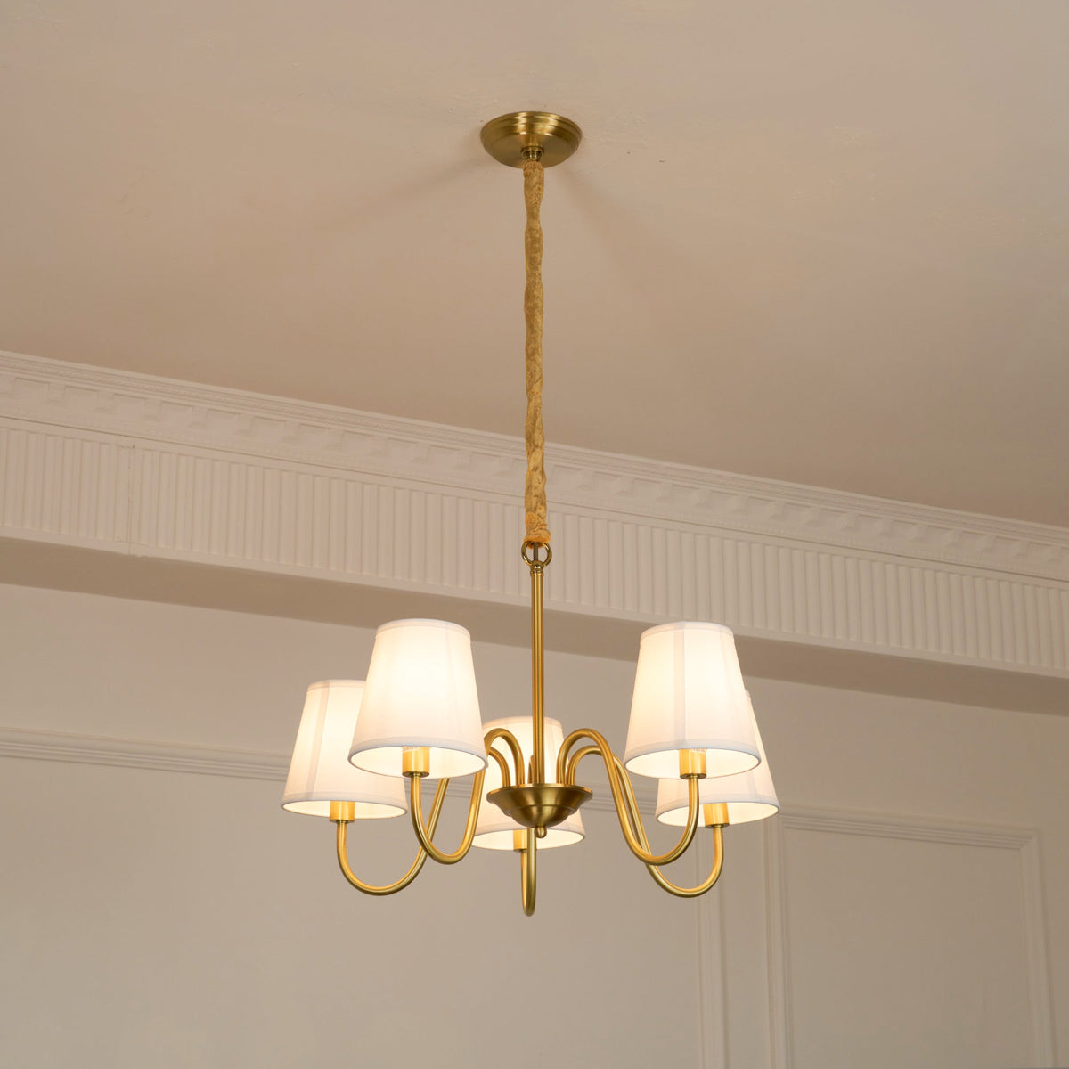 Dalen tradițional Stacey material textil candelabru