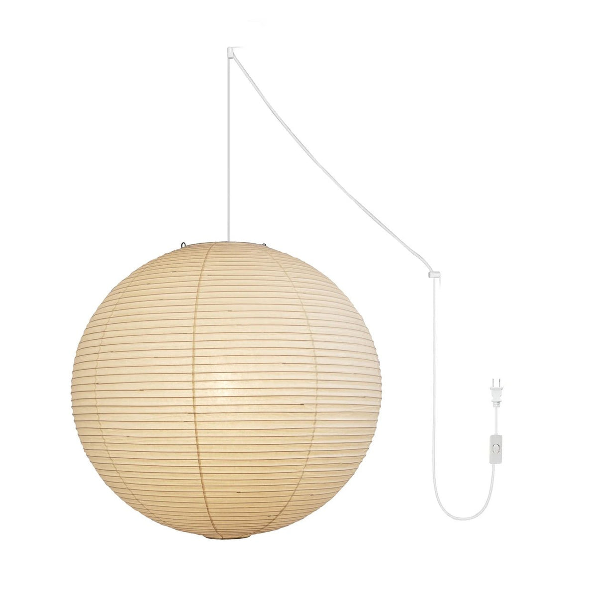 Kalemu lampă suspendată din hârtie, vintage