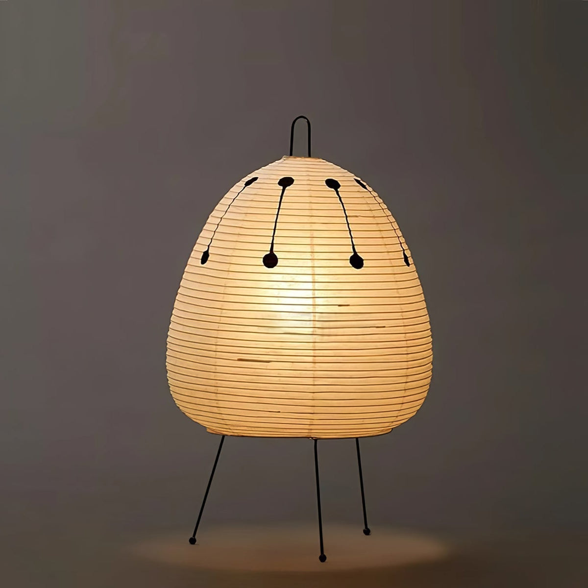 Tranquilux lampă de masă inspirată din Japonia din hârtie