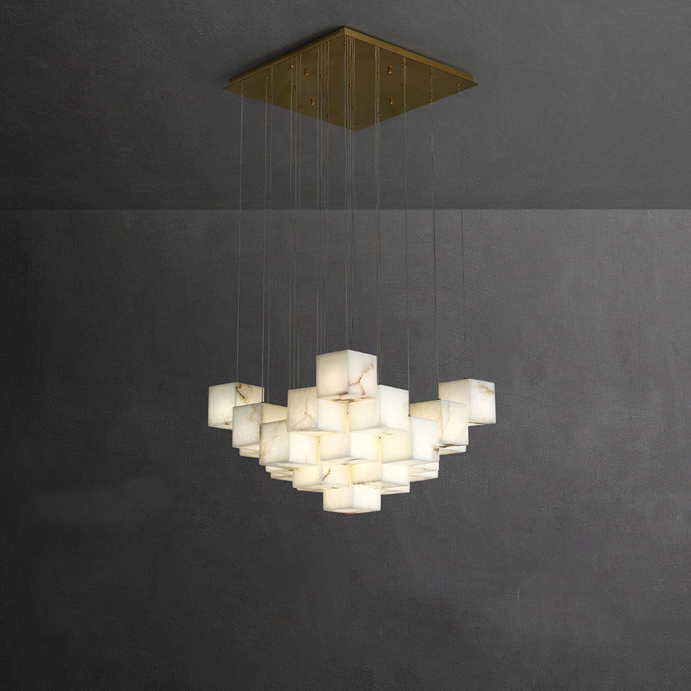 Avi lampă suspendată LED modernă cu Abajur din alabastru, Geometrică Reglabilă, pentru Bucătărie, alb, 8 Stiluri