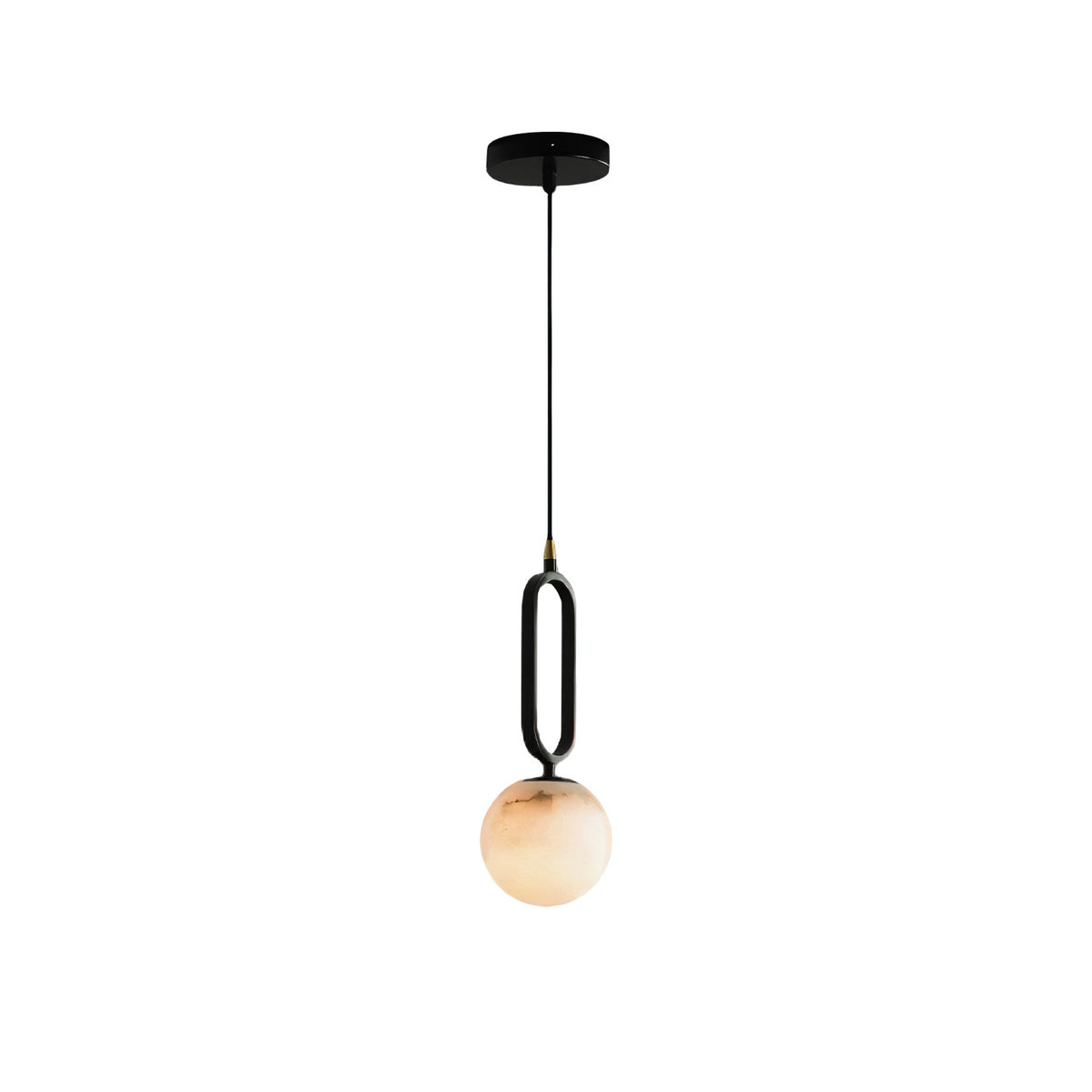 Gloruvyd lampă suspendată sferică minimalistă din alabastru