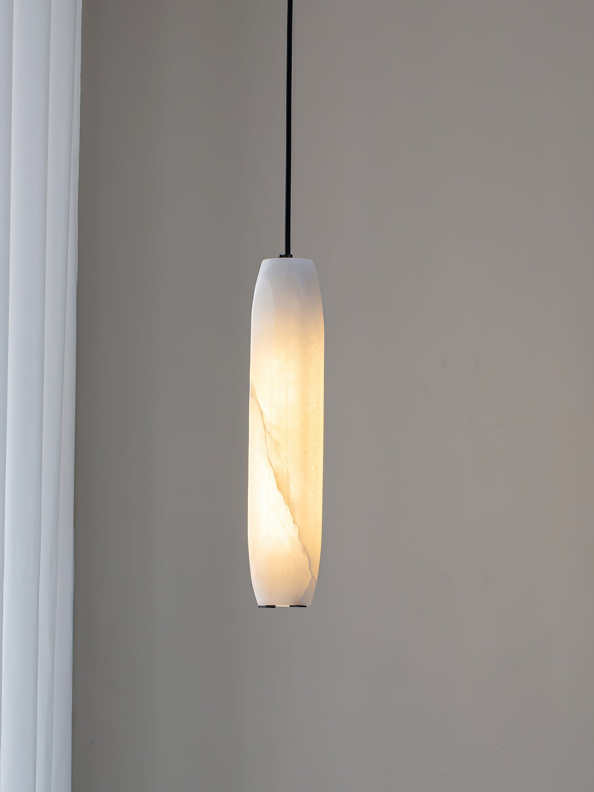 Orven Flute lampă suspendată modernă, minimalistă din alabastru