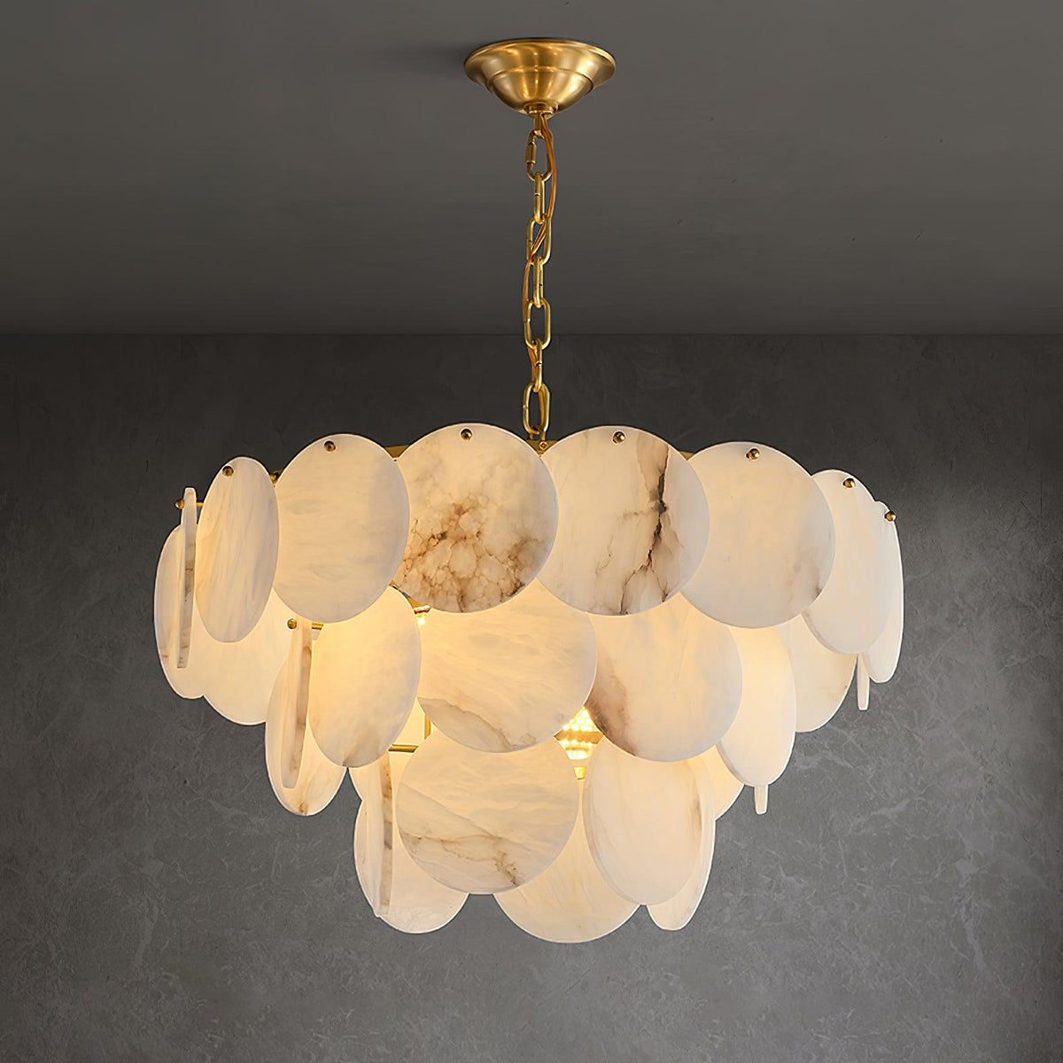 Nivarora candelabru din alabastru