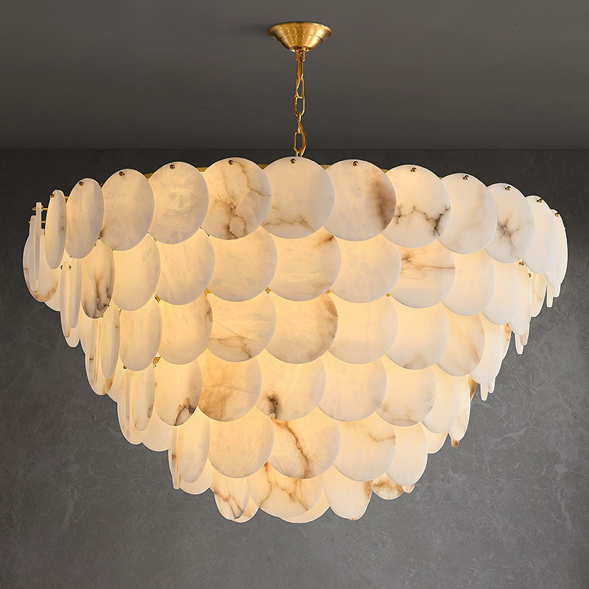 Nivarora candelabru din alabastru