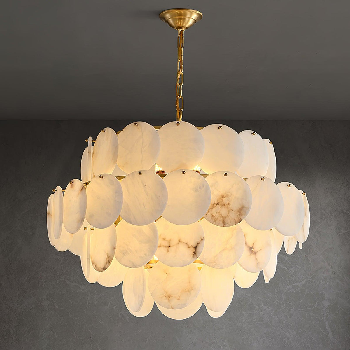 Nivarora candelabru din alabastru