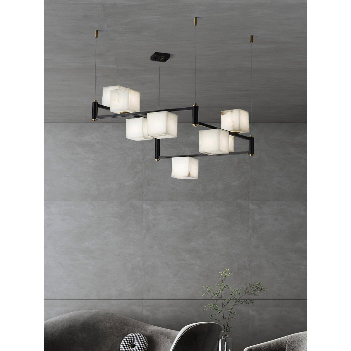 Ostruvye Individual Creativity Box candelabru din alabastru
