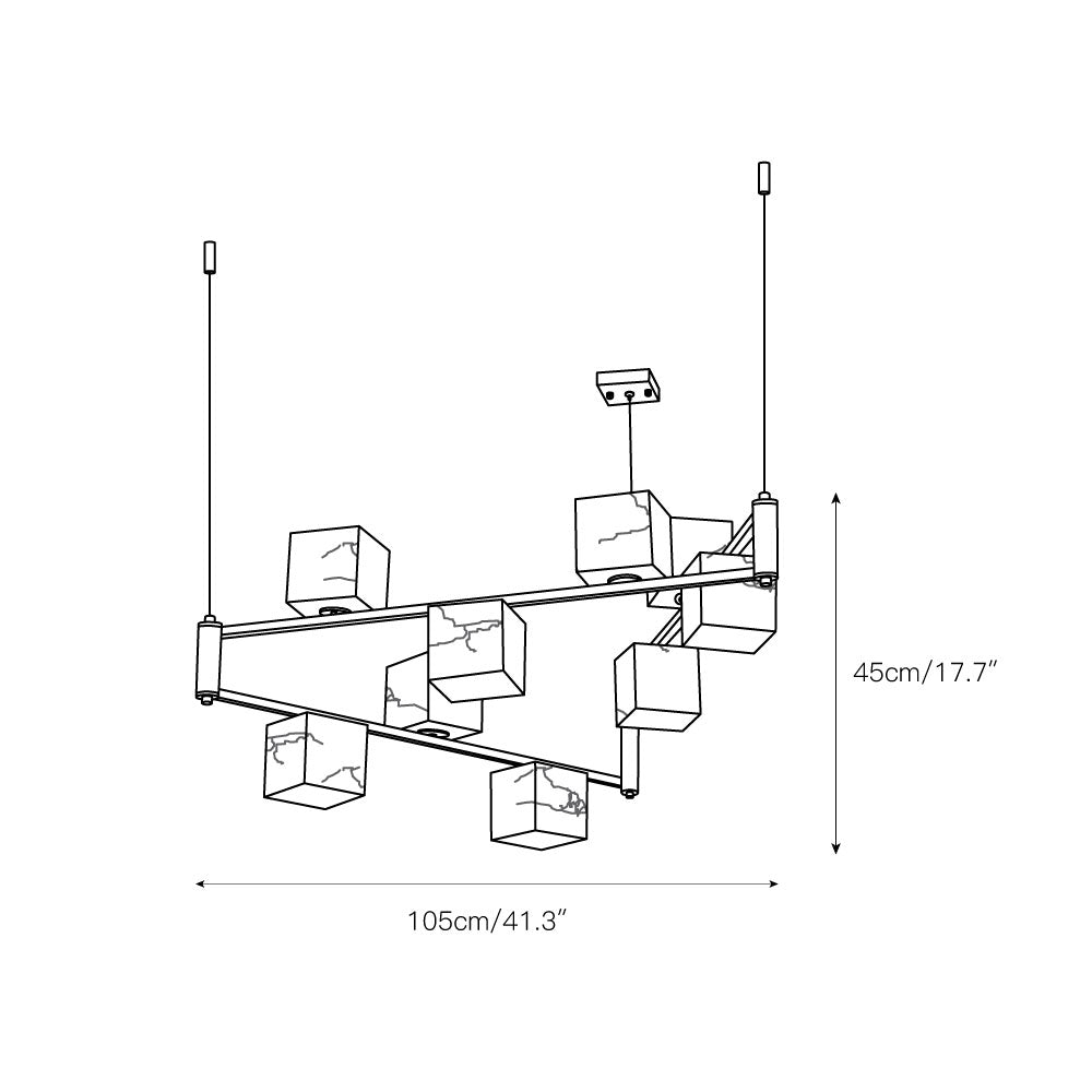 Ostruvye Individual Creativity Box candelabru din alabastru