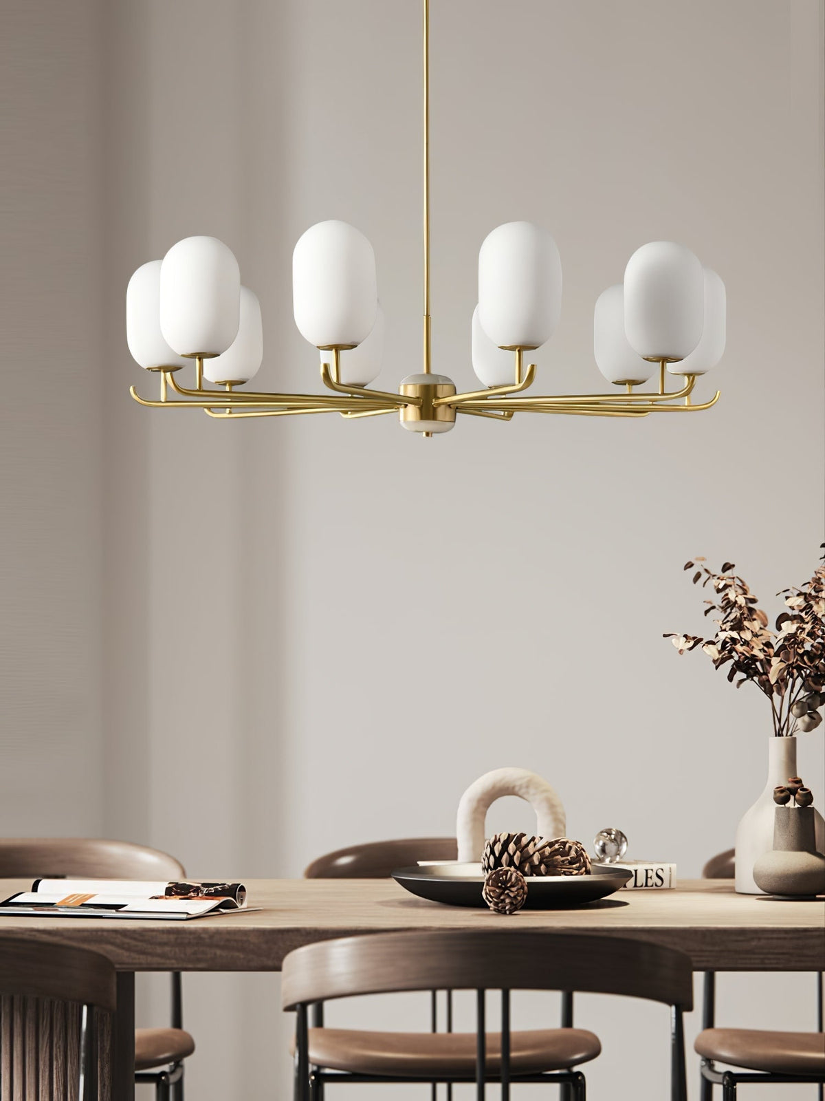 Sifuvyn candelabru din sticlă, modern, geometric