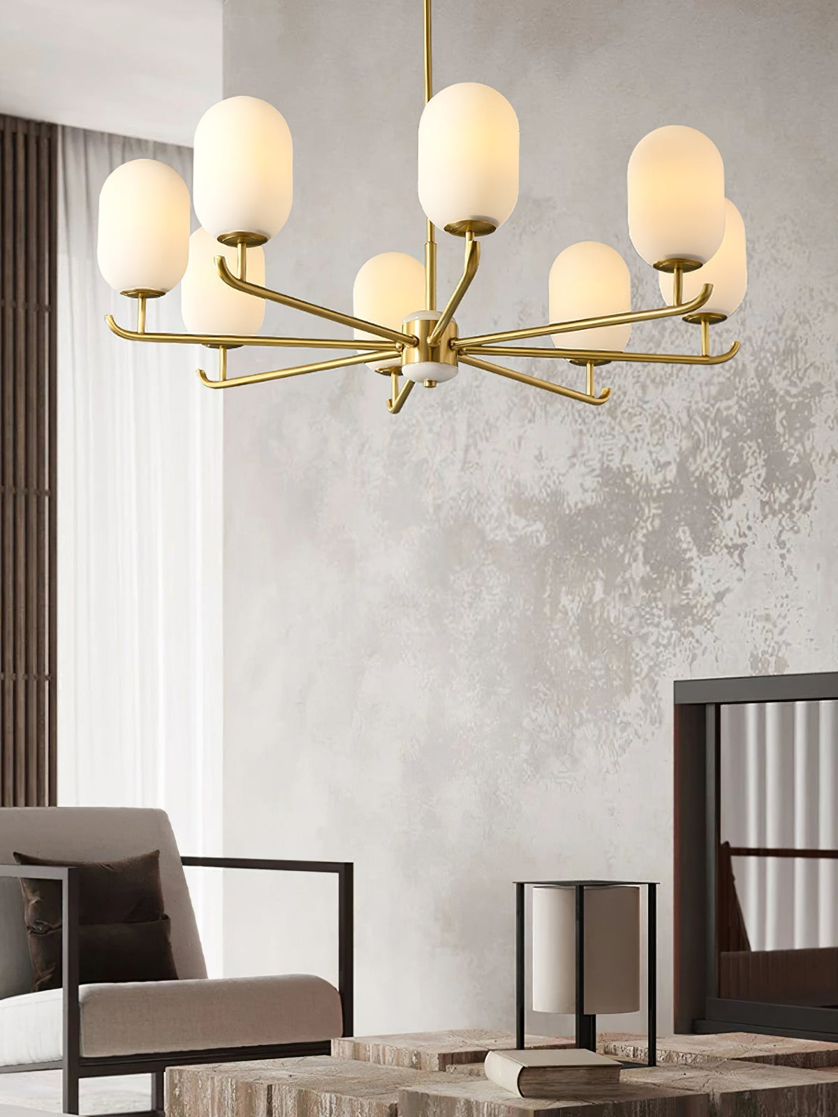 Sifuvyn candelabru din sticlă, modern, geometric