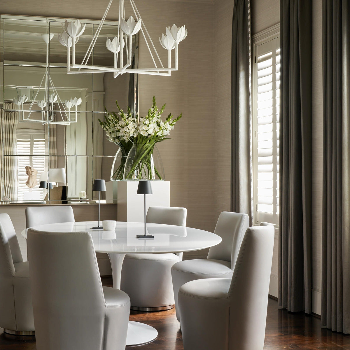 Alberto candelabru din alamă, modern, minimalist, floral